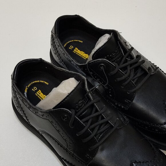 Tredsafe Roman Slip Resistant Wingtip Restaurant Approved Mark II Sole Men's 10 - Picture 7 of 10